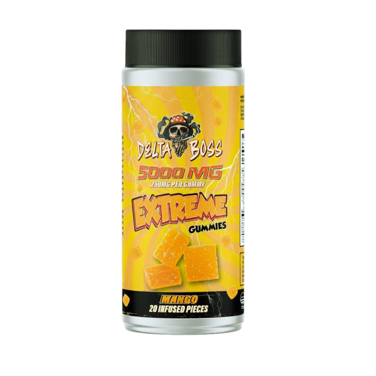 Extreme Fruity Infused Gummies | 5000mg Mango 20pcs