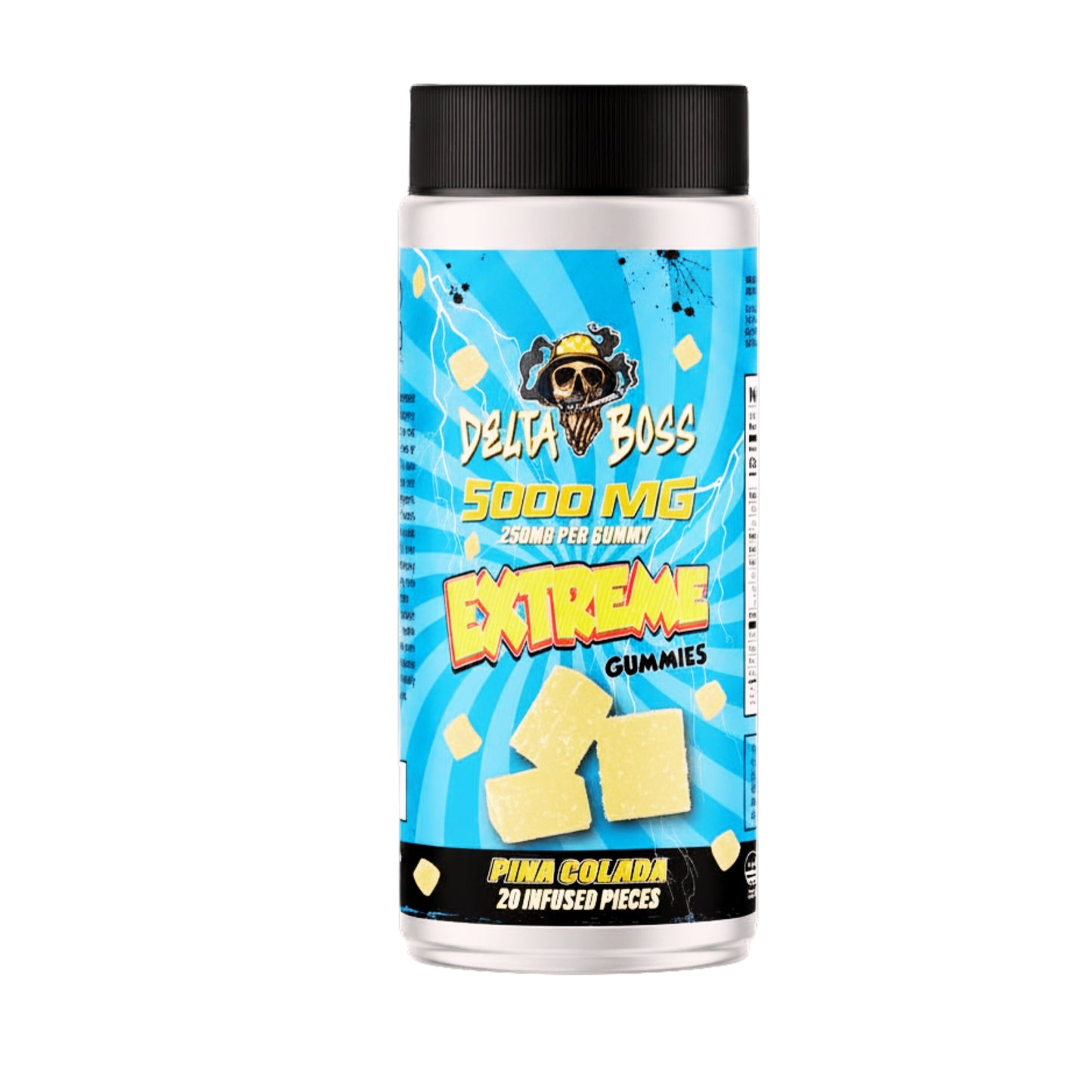 Extreme Fruity Infused Gummies | 5000mg PIna Colada 20pcs