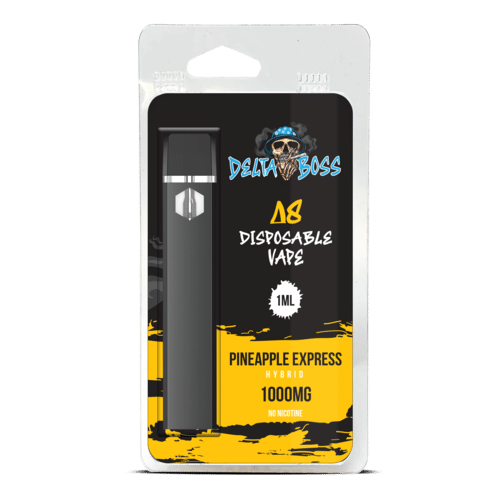 COAs Delta Boss D8 Disposable Vape Pineapple Express Delta Boss