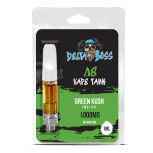 COAs – Delta Boss D8 Vape Tank – Green Kush