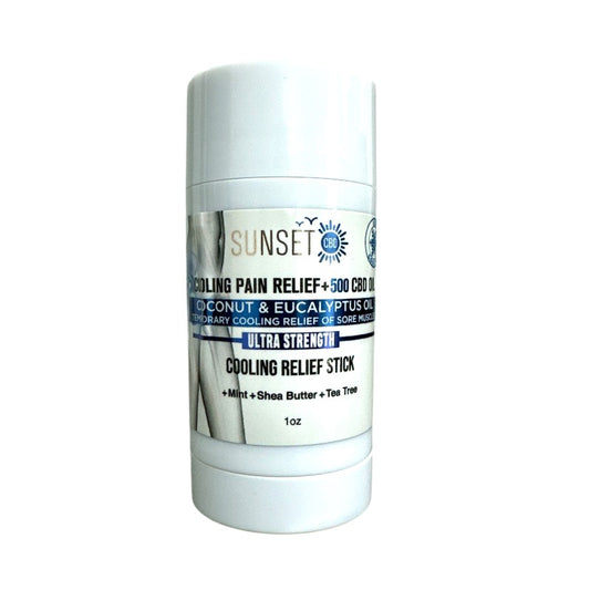 Sunset Cooling Pain Relief 500mg Coconut & Eucalyptus Oil Stick